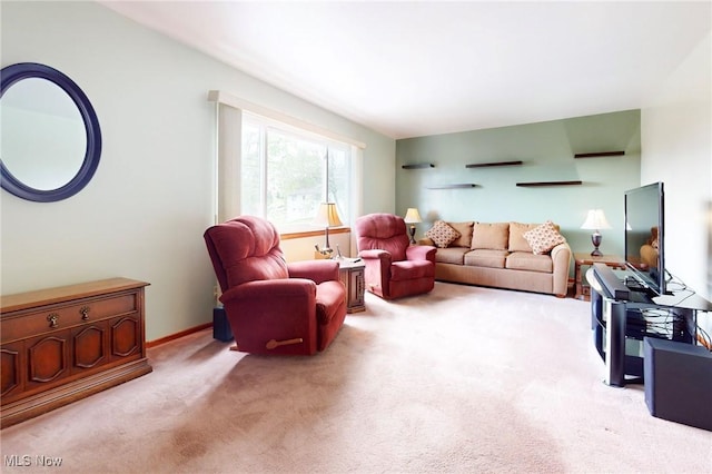 213 Pico St, Steubenville, OH 43952 - living area featuring carpet and baseboards