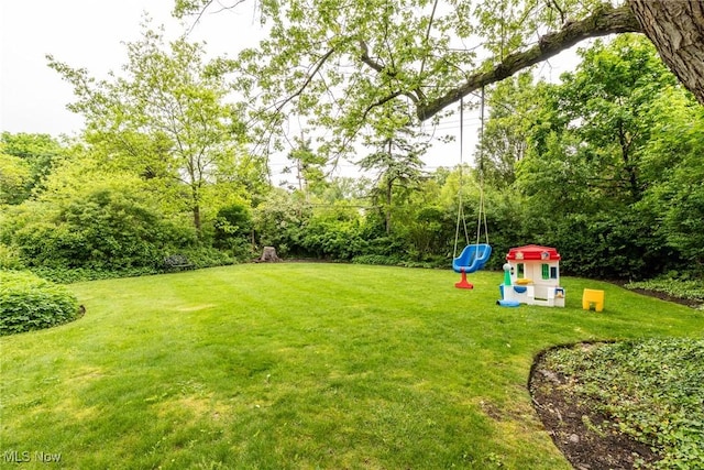 23935 Duffield Rd, Shaker Heights, OH 44122 - view of green lawn with a playground