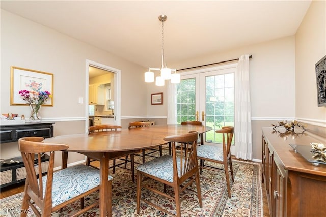 23935 Duffield Rd, Shaker Heights, OH 44122 - dining room featuring wood finished floors and baseboards