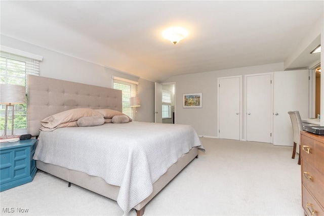 23935 Duffield Rd, Shaker Heights, OH 44122 - bedroom with light colored carpet and lofted ceiling