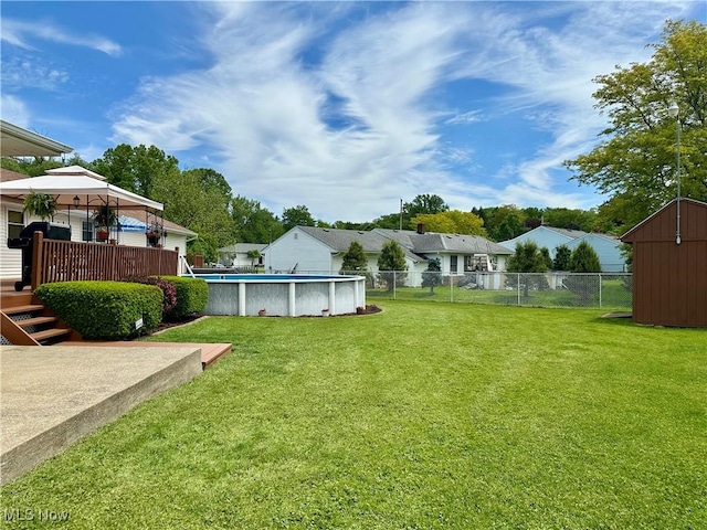 2308 Bears Den Rd, Youngstown, OH 44511 - view of yard with a deck