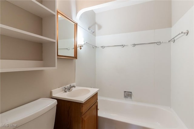 4827 E 88th St, Garfield Heights, OH 44125 - full bath with toilet, washtub / shower combination, and vanity