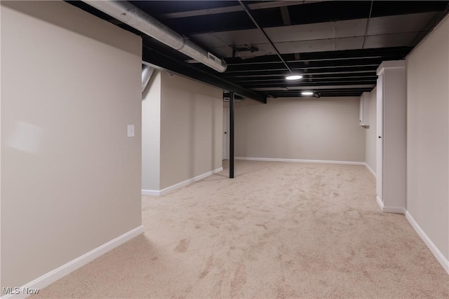 4827 E 88th St, Garfield Heights, OH 44125 - finished basement with carpet and baseboards
