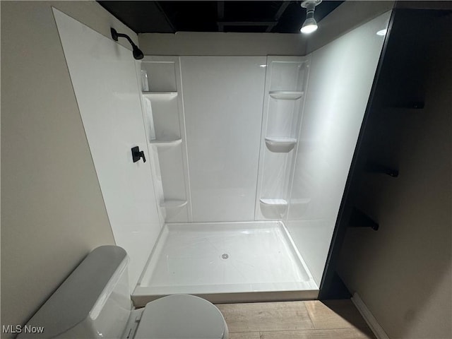 4827 E 88th St, Garfield Heights, OH 44125 - bathroom featuring toilet and a walk in shower