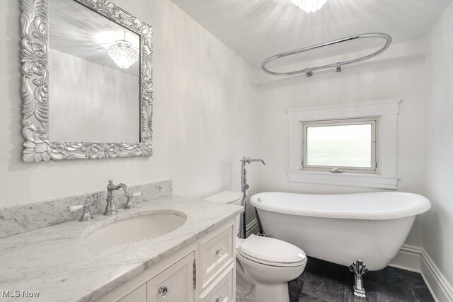 235 Elm St, Oberlin, OH 44074 - full bath featuring a freestanding bath and vanity