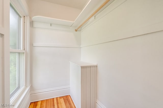 235 Elm St, Oberlin, OH 44074 - walk in closet with wood finished floors