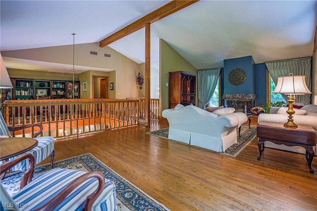 875 N Medina Line Rd, Akron, OH 44333 - living area with wood finished floors