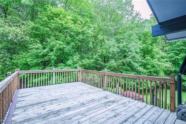 875 N Medina Line Rd, Akron, OH 44333 - view of wooden deck