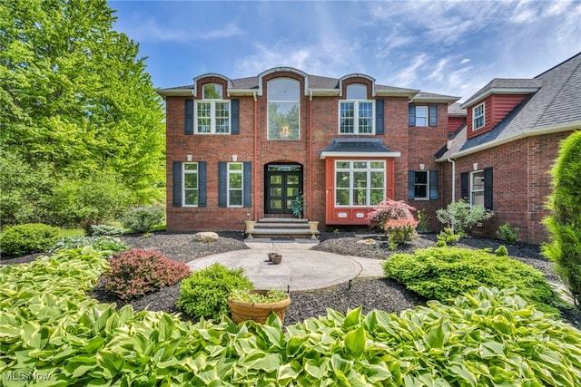 2344 Country Brook Dr, Hinckley, OH 44233 - view of front of home featuring brick siding and french doors