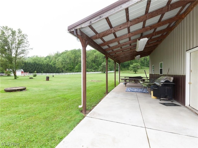 12209 Tinkers Creek Rd, Valley View, OH 44125 - view of patio with a grill