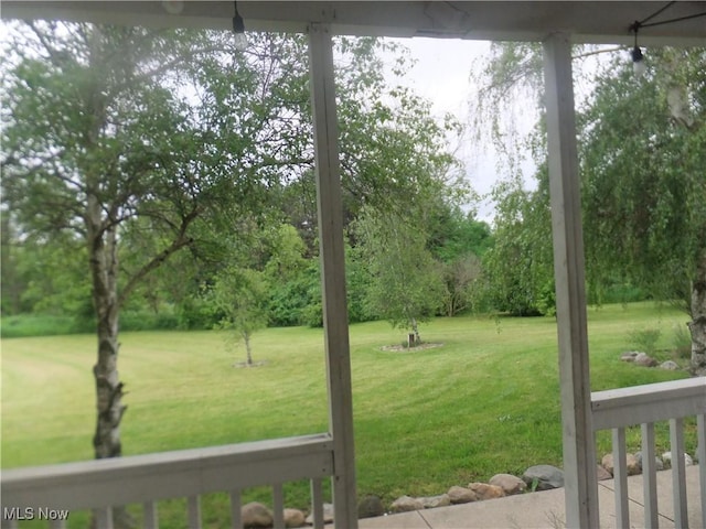 10677 Moss Rd, Lodi, OH 44254 - view of green lawn with view of scattered trees