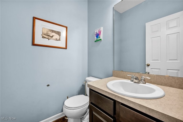713 Westpointe Dr, Amherst, OH 44001 - half bath featuring vanity and toilet