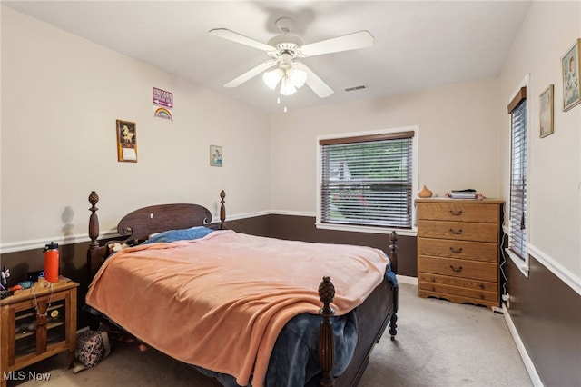 153 N Doan Ave, Painesville, OH 44077 - carpeted bedroom with baseboards and ceiling fan