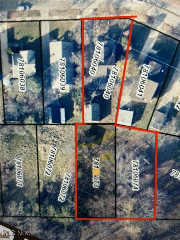16112 Raymond St, Maple Heights, OH 44137 - map of property location with property parcel outlined