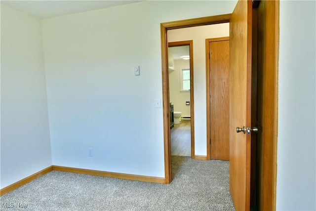 5990 Stewart Sharon Rd, Hubbard, OH 44425 - carpeted empty room featuring baseboards and baseboard heating