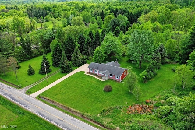 5990 Stewart Sharon Rd, Hubbard, OH 44425 - aerial view of property and surrounding area with a forest