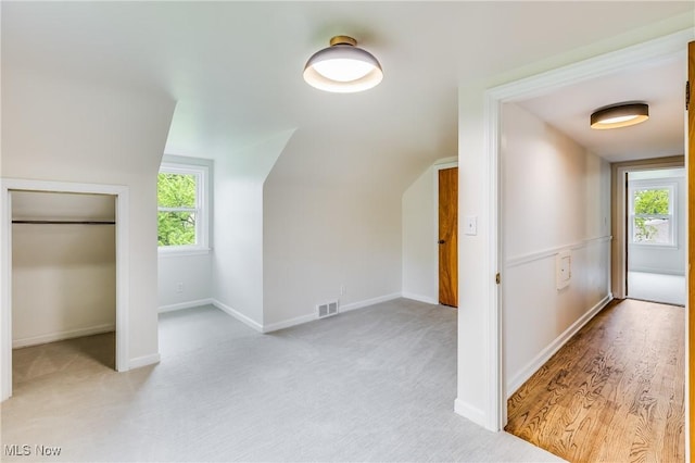 2546 Atlantic, Warren, OH 44483 - bonus room with plenty of natural light, baseboards, lofted ceiling, and carpet floors