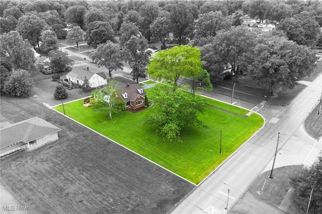 2546 Atlantic, Warren, OH 44483 - aerial perspective of suburban area with property boundaries highlighted
