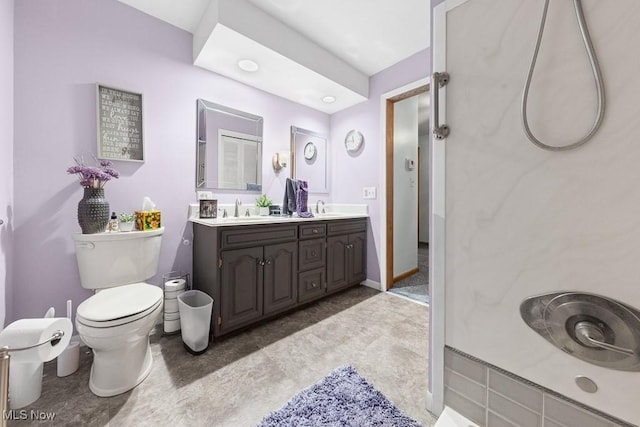 1033 Briarcliff Ave, Alliance, OH 44601 - full bathroom featuring toilet and double vanity