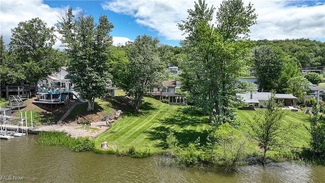 58429 Lashley Rd, Senecaville, OH 43780 - dock featuring a water view