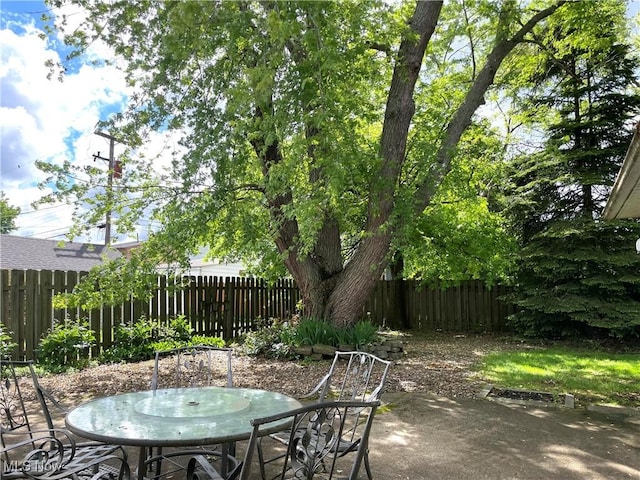 29000 Norman Ave, Wickliffe, OH 44092 - fenced backyard featuring a patio and outdoor dining space