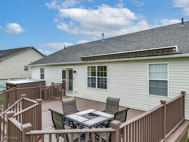 2042 Summer Evening Dr, Canal Fulton, OH 44614 - deck with outdoor dining space