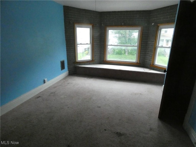 1020 Virginia St, Martins Ferry, OH 43935 - empty room featuring carpet and baseboards