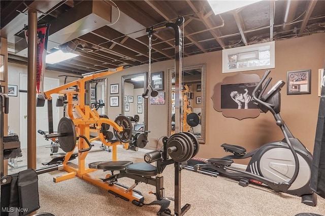 8550 Ivy Hill Dr Unit 16, Poland, OH 44514 - exercise room with carpet