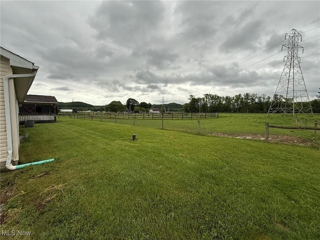 6920 Riverside Rd SE, Gnadenhutten, OH 44629 - view of yard featuring a view of countryside