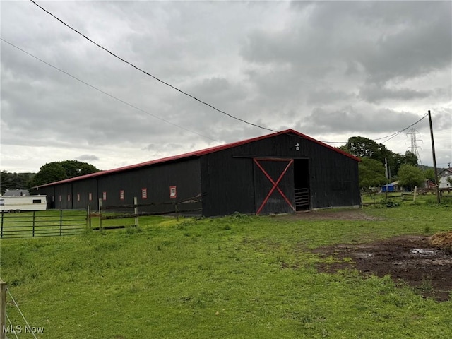 6920 Riverside Rd SE, Gnadenhutten, OH 44629 - view of pole building