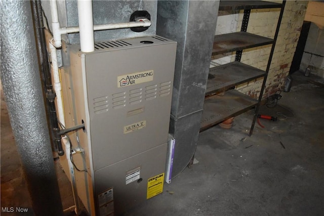 425 N Zane Hwy, Martins Ferry, OH 43935 - utility room with heating unit