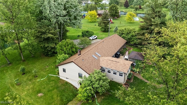 4948 State Route 61, Mount Gilead, OH 43338 - aerial view of property and surrounding area featuring a tree filled landscape