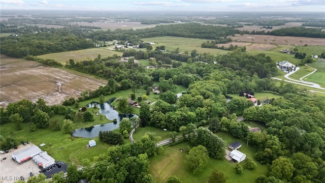 4948 State Route 61, Mount Gilead, OH 43338 - aerial view of property's location with a large body of water and rural landscape