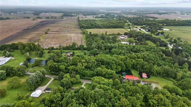 4948 State Route 61, Mount Gilead, OH 43338 - aerial view of property and surrounding area featuring rural landscape