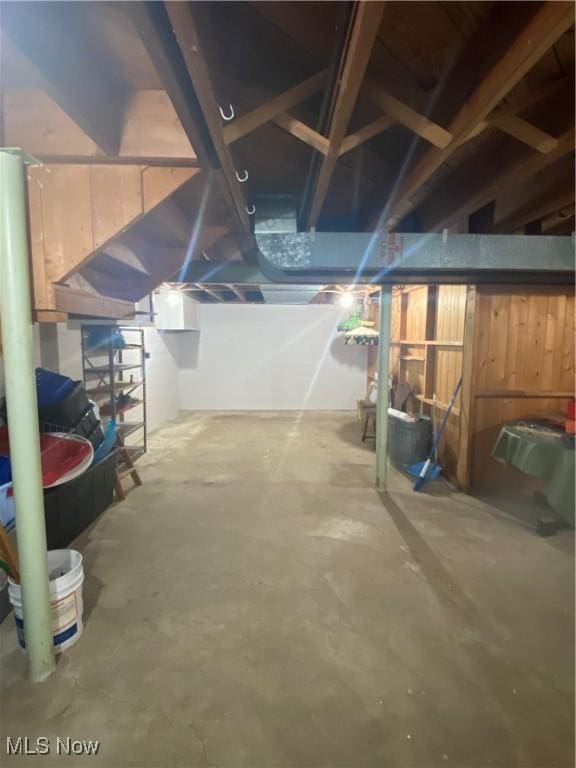 1414 W 40th St, Lorain, OH 44053 - view of unfinished basement