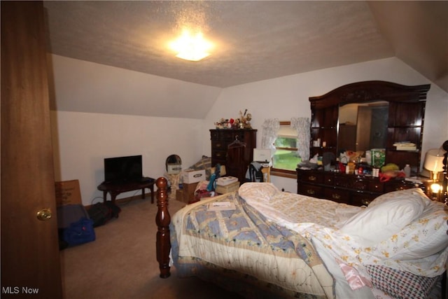 14201 Kauffman Ave, Sterling, OH 44276 - bedroom with carpet flooring and lofted ceiling
