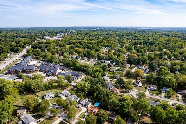 6221 Brighton Dr, North Olmsted, OH 44070 - aerial view of residential area featuring a forest