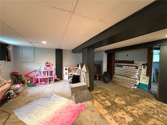 7350 Center Rd, Saybrook, OH 44004 - finished basement with carpet floors