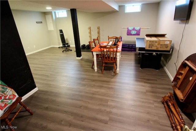 615 Wolf Ave, Wadsworth, OH 44281 - playroom with wood finished floors and baseboards