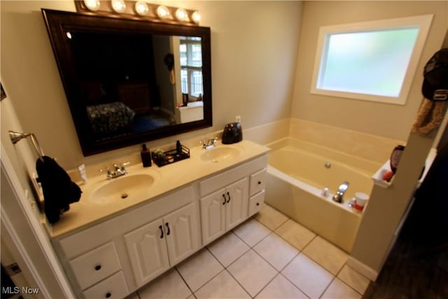 615 Wolf Ave, Wadsworth, OH 44281 - full bath featuring plenty of natural light, ensuite bath, a bath, and double vanity