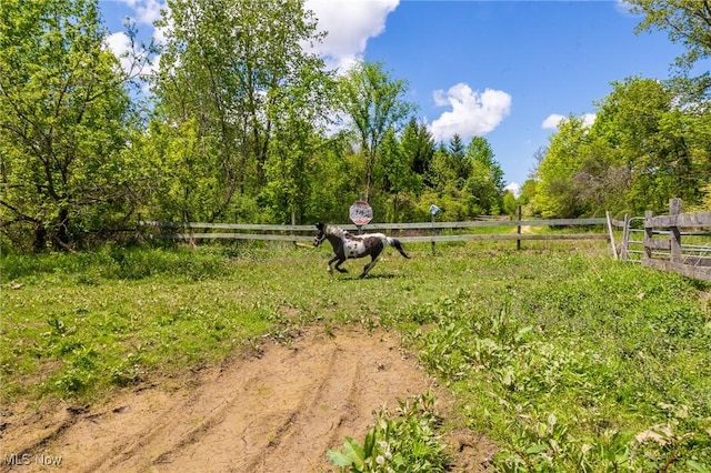 12793 New London Eastern Rd, Spencer, OH 44275 - view of yard featuring a view of countryside