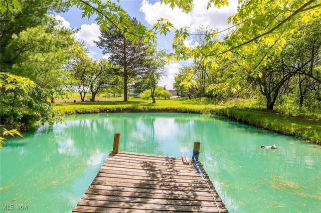 12793 New London Eastern Rd, Spencer, OH 44275 - dock area featuring a water view