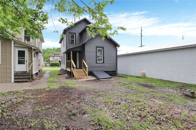 1664 Linden Ave, South Zanesville, OH 43701 - rear view of property featuring entry steps