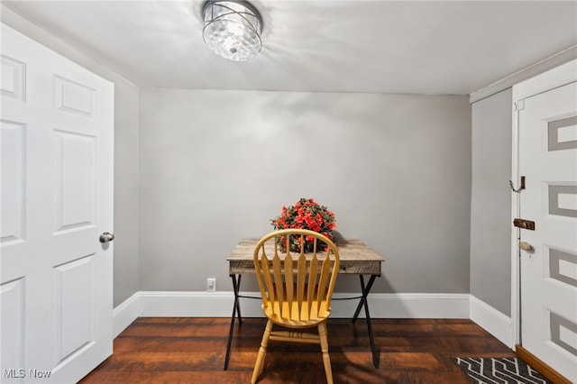 6813 W Clinton Ave, Cleveland, OH 44102 - dining room featuring wood finished floors and baseboards