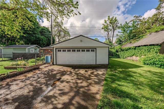 6813 W Clinton Ave, Cleveland, OH 44102 - view of detached garage