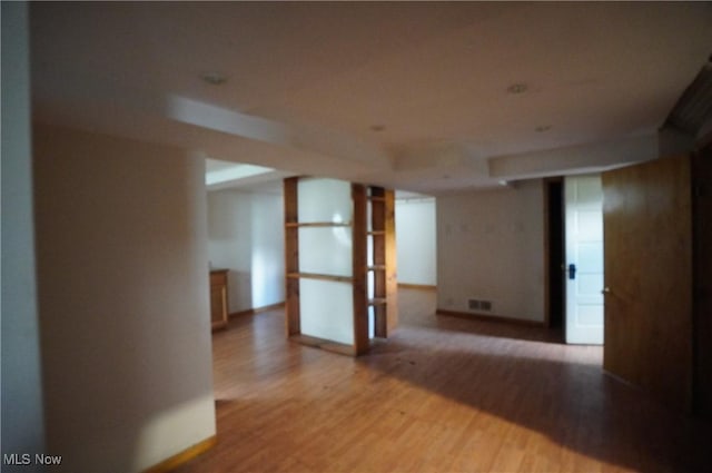 519 E Lincoln Way, Lisbon, OH 44432 - spare room featuring wood finished floors and baseboards