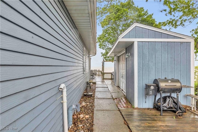 1837 E Erie Ave, Lorain, OH 44052 - view of home's exterior featuring a wooden deck