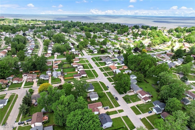 36948 S Lake Shore Blvd, Eastlake, OH 44095 - aerial overview of property's location with a nearby body of water and nearby suburban area