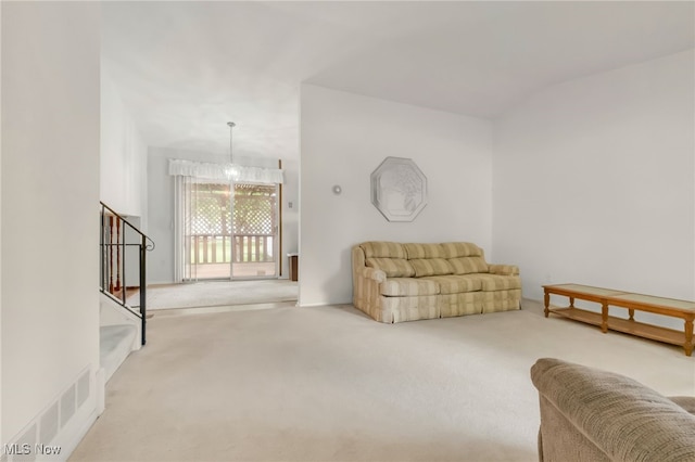 36948 S Lake Shore Blvd, Eastlake, OH 44095 - carpeted living area with stairs