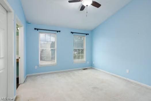 734 Sparrow Way, Wadsworth, OH 44281 - unfurnished room with carpet, baseboards, and a ceiling fan